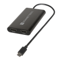 USB-C to Dual 4K 60Hz HDMI Adapter