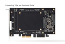 Tempo 2.5" SATA SSD PCIe Card