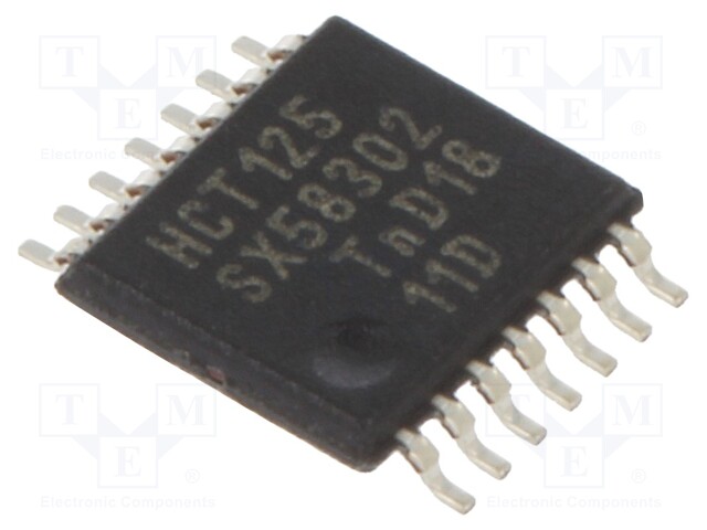 IC: digital; 3-state,buffer,line driver; Channels: 4; SMD; TSSOP14