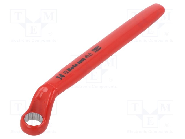 Wrench; insulated,single sided,box; 14mm; EN 60900,VDE