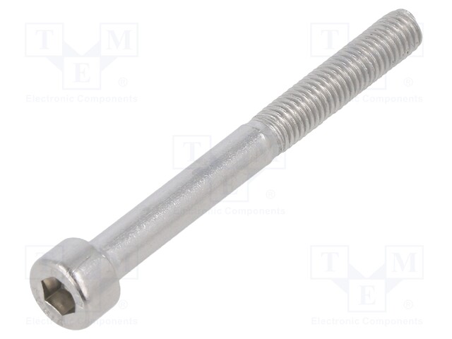 Screw; M5x50; DIN: 912; Head: cheese head; imbus; HEX 4mm