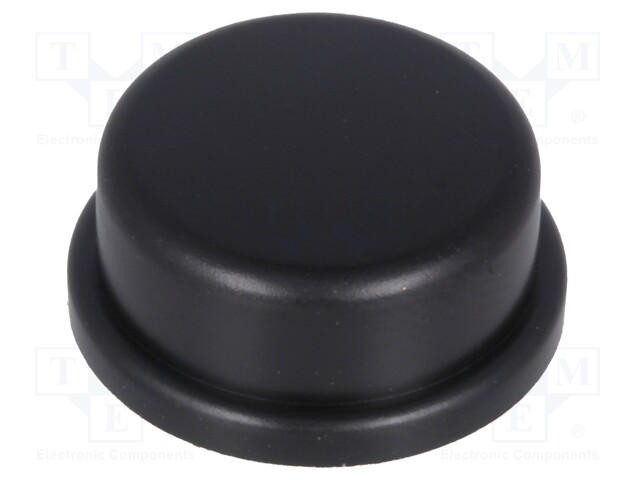 Button; round; black; Application: TACTS-24; Ø13mm