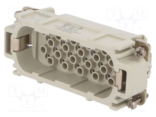 Connector: HDC; contact insert; male; C146,heavy|mate D; PIN: 40