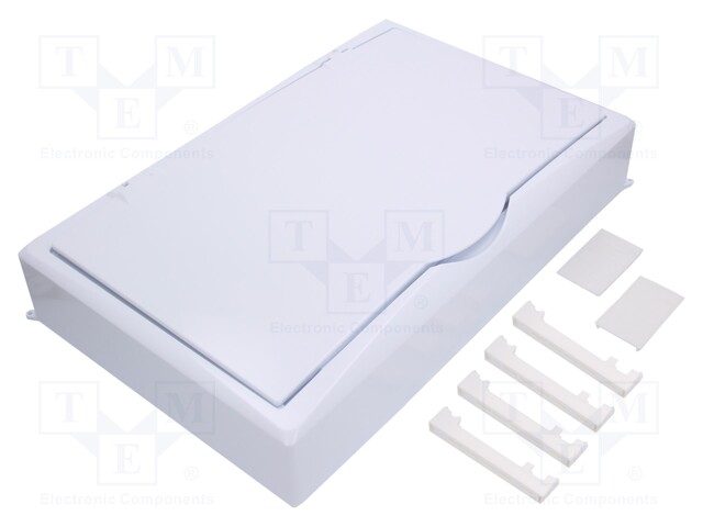 Enclosure: for modular components; IP40; white; No.of mod: 36