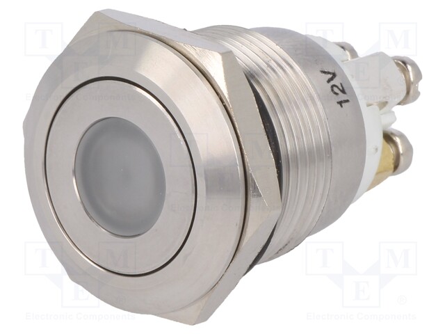 Switch: vandal resistant; Pos: 2; SPST-NO; 0.5A/220VAC; 2A/36VDC