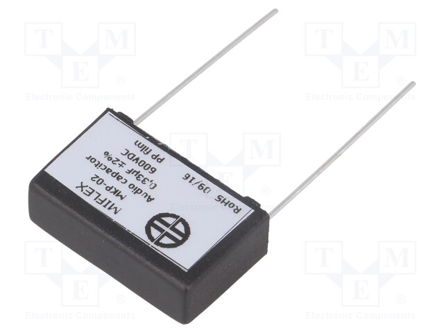 Capacitor: polypropylene; 330nF; 600VDC; 22.5mm; ±2%; -25÷85°C