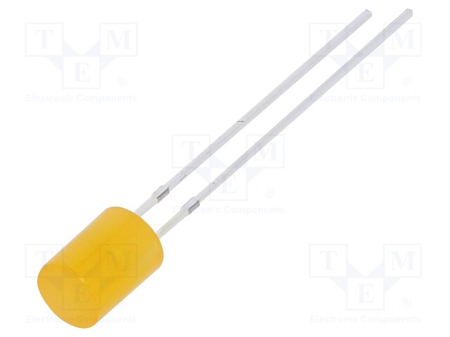 LED; 5mm; orange; 500÷750mcd; 140°; 30mA; 2.1÷2.6V; Front: flat; 78mW