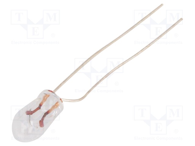 Filament lamp: miniature; 6VDC; 40mA; Bulb: T1; Ø: 3.15mm; L: 6.35mm