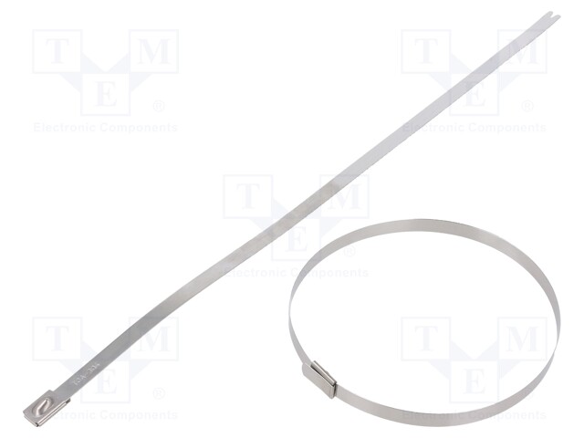 Cable tie; L: 362mm; W: 4.6mm; acid resistant steel AISI 316; 900N