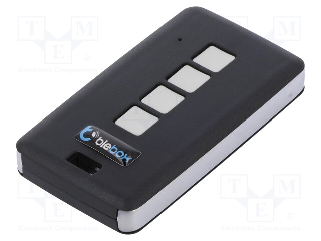 Remote control; Dim: 72x39x13mm; 2.4GHz; Range: 100m; Plating: ABS