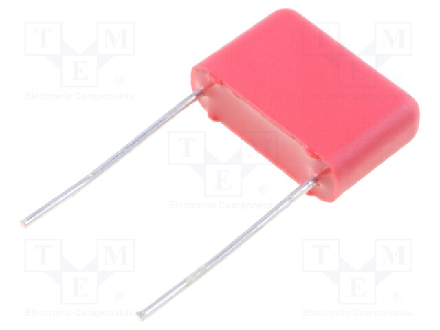 Capacitor: polyester; 1uF; 63VAC; 100VDC; Pitch: 10mm; ±10%