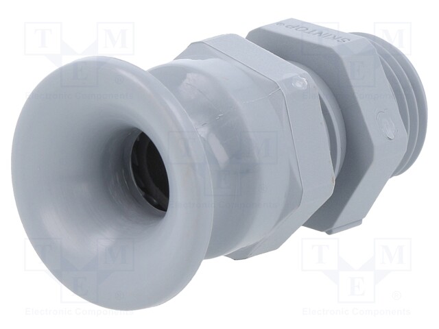 Cable gland; PG9; IP68; Mat: polyamide; dark grey