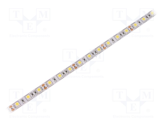 LED tape; white cold; LED/m: 60; SMD; 5050; 12V; 10mm; without cover