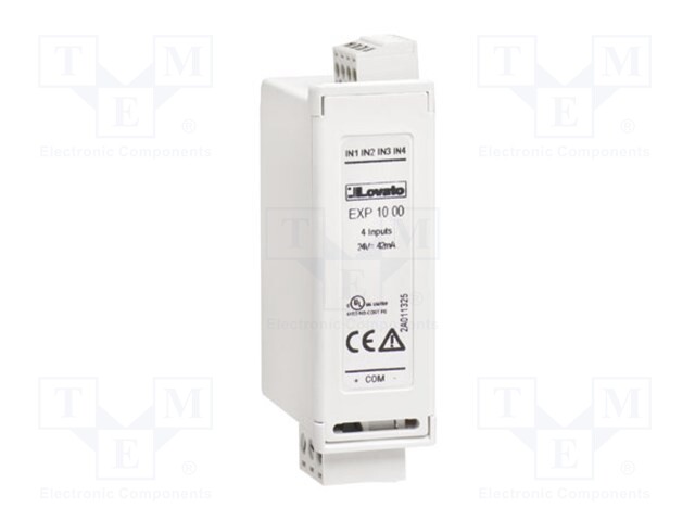 Extension module; for DIN rail mounting; Input: digital x4