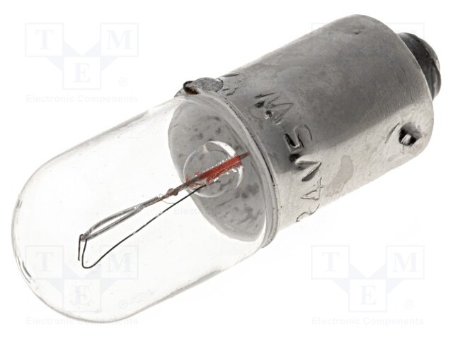 Filament lamp: bayonet; BA9S; 24VDC; 210mA; Bulb: T3 1/4; Ø: 10.3mm