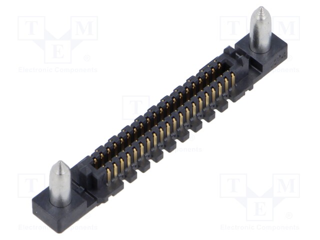 Connector: PCB to PCB; male; PIN: 80; 1.27mm; SEAM; gold-plated; THT