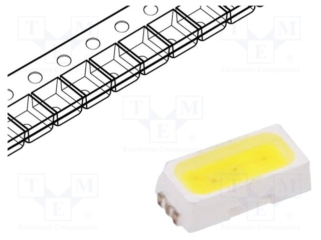 LED; SMD; 3014; white cold; 2000÷3000mcd; 5000-6000K; 120°; 20mA