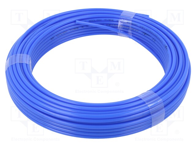 Pneumatic tubing; 27bar; L: 25m; polyamide 6; blue