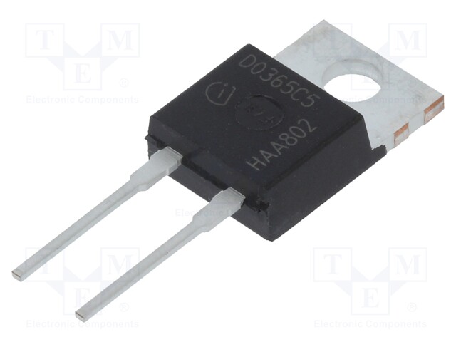 Diode: Schottky rectifying; SiC; THT; 650V; 3A; 42W; PG-TO220-2