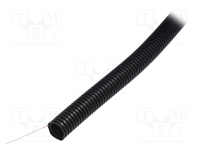 Protective tube; ØBraid : 25mm; black; L: 50m; -5÷60°C; Øint: 19mm