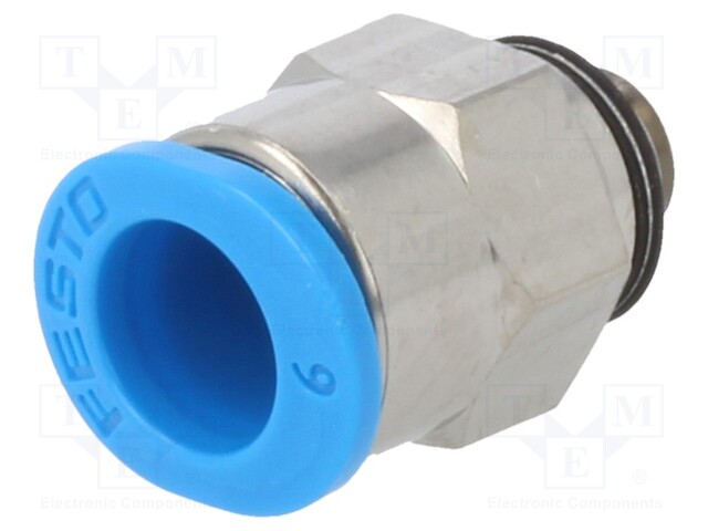 Push-in fitting; straight; Input thread: M5; -0.95÷6bar; 6mm