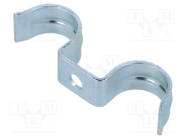 Screw mounted clamp; ØBundle : 20mm; Ømount.hole: 6mm; W: 14mm