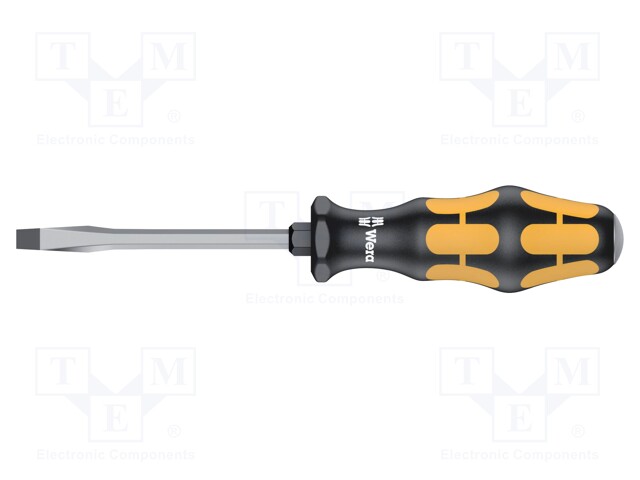 Screwdriver; slot; for impact,assisted with a key; 5,5x1,0mm