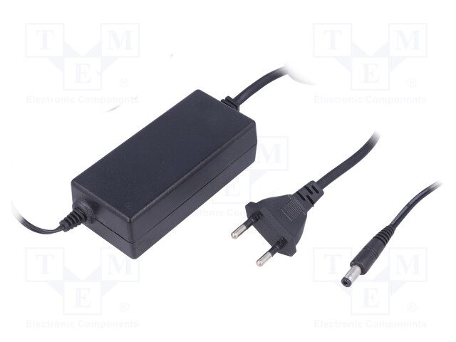 Power supply: switched-mode; 12VDC; 3A; Out: 5,5/2,5; 36W; desktop