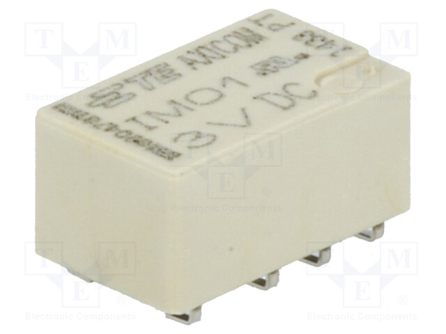 Relay: electromagnetic; DPDT; Ucoil: 3VDC; 0.5A/125VAC; 2A/30VDC