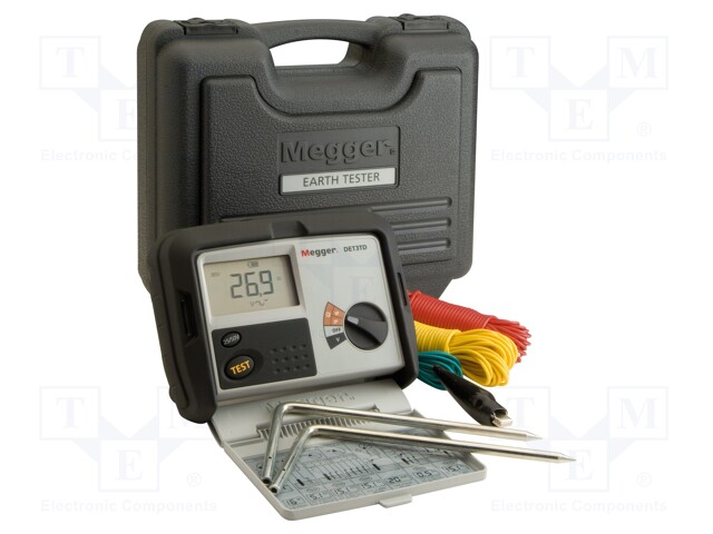 Meter: grounding resistance; LCD; 1mΩ÷2kΩ; VAC: 0÷100V; IP54; 1kg