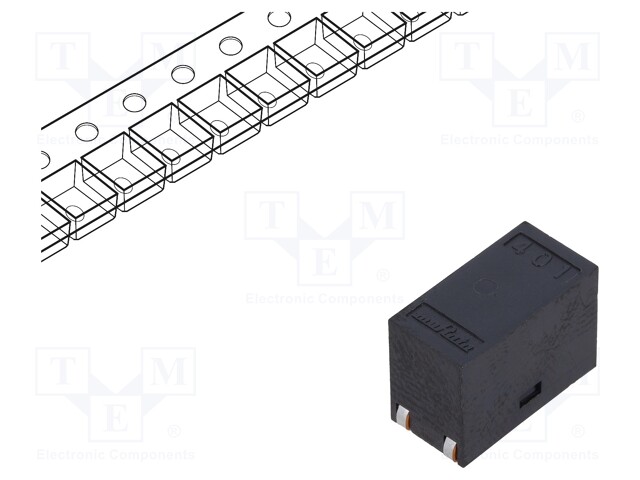 10A; R: 4.1mΩ; SMD; 100VDC; Z: 400Ω; 10MHz; 12.9x6.6x9.4mm; 6uH