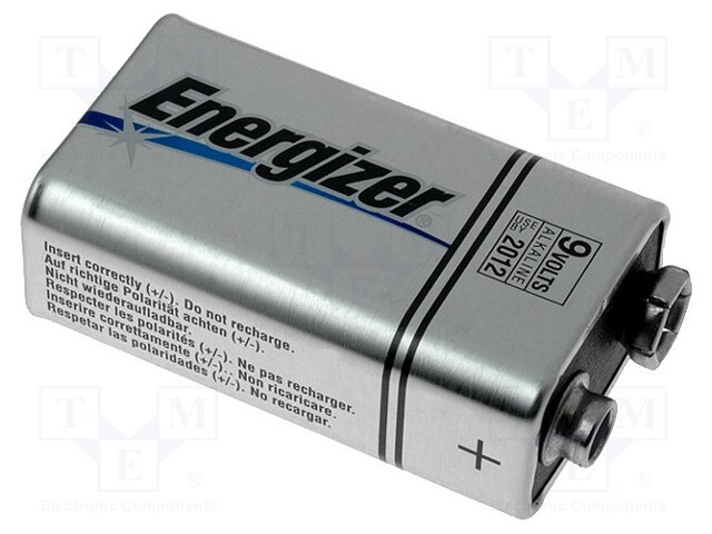 Battery: alkaline; 9V; 6F22; Maximum/Max Plus; Batt.no: 1