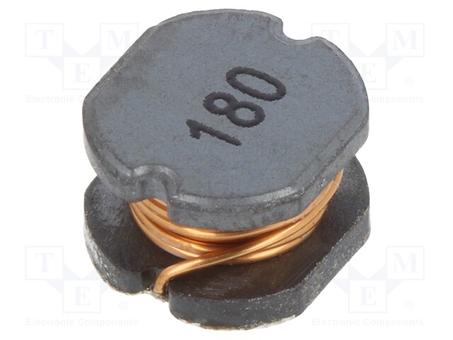 Inductor: wire; SMD; 18uH; 100mΩ; -40÷125°C; ±20%; 1.8A; 7x7.8x5mm