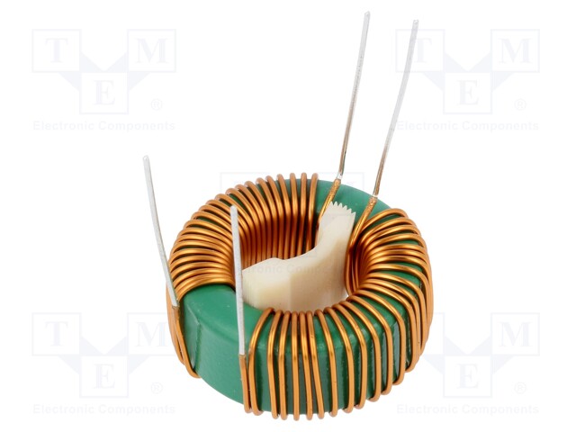 Inductor: wire; THT; 6.8mH; 5A; 30mΩ; 230VAC; 15x12.5mm; -20÷+50%