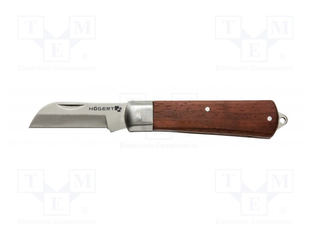 Knife; folding,general purpose; Handle material: wood