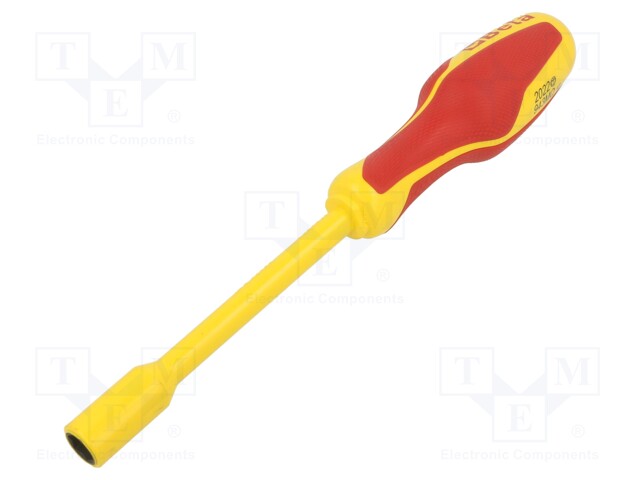 Screwdriver; insulated; hex socket; HEX 10mm; Blade length: 125mm