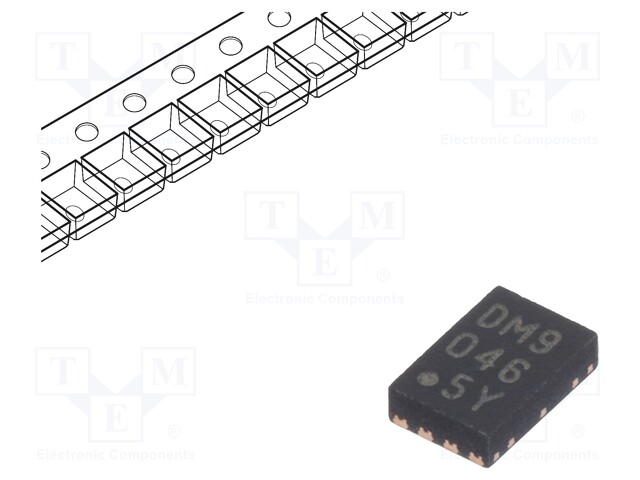 Operational amplifier; 10MHz; 2.4÷5.5V; Channels: 2; TDFN8