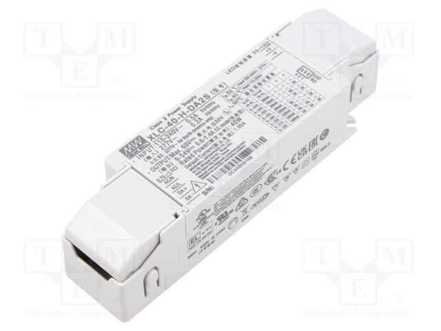 Power supply: switching; LED; 40W; XLC-40; -25÷90°C; OUT: 1