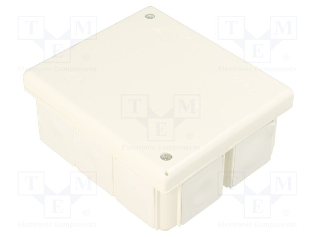 Enclosure: junction box; X: 80mm; Y: 95mm; Z: 40mm; wall mount; IP54