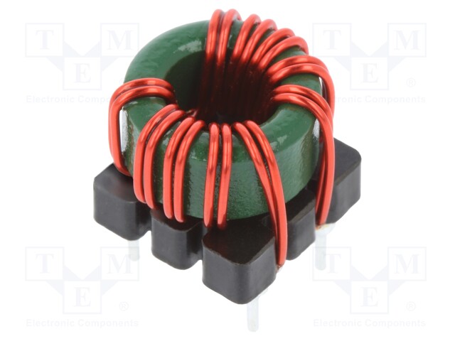 Inductor: wire; THT; 156uH; 15mΩ; -40÷105°C; ±35%; 11.5A; 16x16x15mm