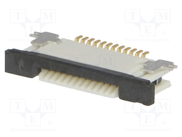 Connector: FFC (FPC); horizontal; PIN: 12; ZIF,top contacts; SMT