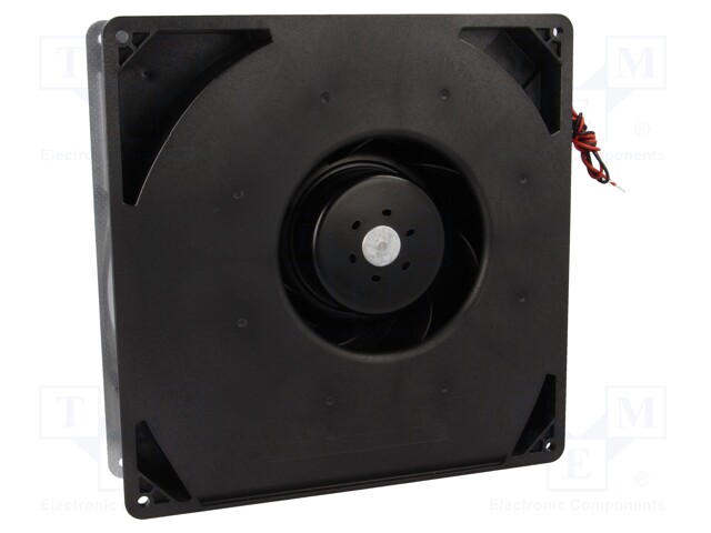 Fan: DC; blower; 24VDC; 220x220x56mm; 209m3/h; Vapo; 2850rpm; 22AWG