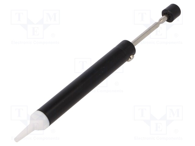 Desoldering pump; PTFE; anodised aluminium; high suction force