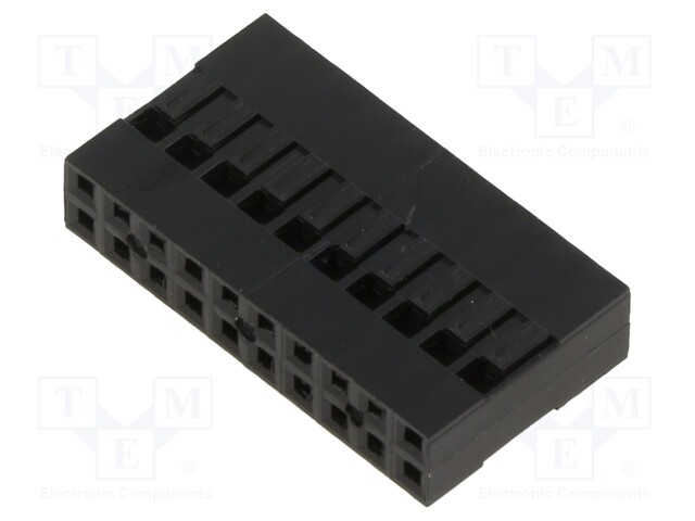 Connector Housing, M20 Series, Receptacle, 20 Ways, 2.54 mm, M20 Series Crimp Contacts