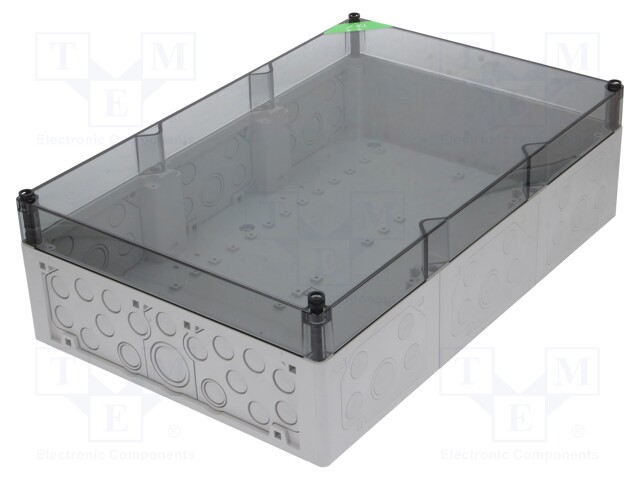 Enclosure: junction box; X: 300mm; Y: 450mm; Z: 132mm; polycarbonate