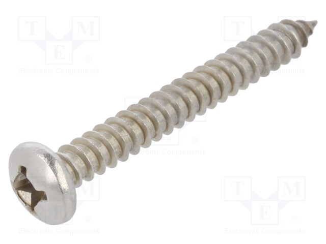 Screw; 5,5x45; Head: cheese head; Phillips; A2 stainless steel