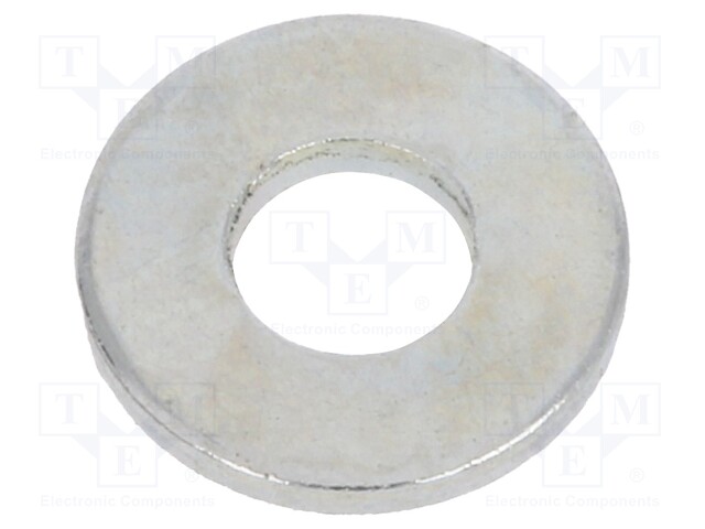 Washer; round; M3; D=8mm; steel; Plating: zinc; BN: 84521