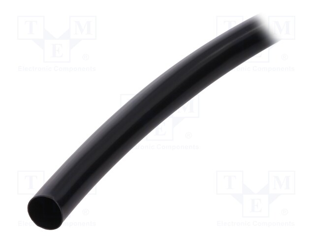 Insulating tube; Mat: PVC; black; -20÷125°C; Øint: 12mm; L: 10m