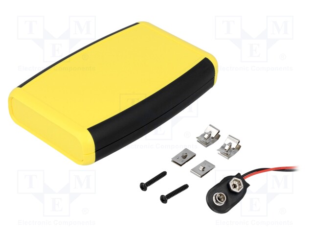 Enclosure: multipurpose; X: 79mm; Y: 117mm; Z: 24mm; 1553; ABS; yellow