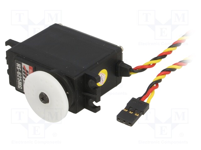 Motor: servo; 4.8÷6VDC; standard; analogue; 55.2g; metal; Len: 300mm